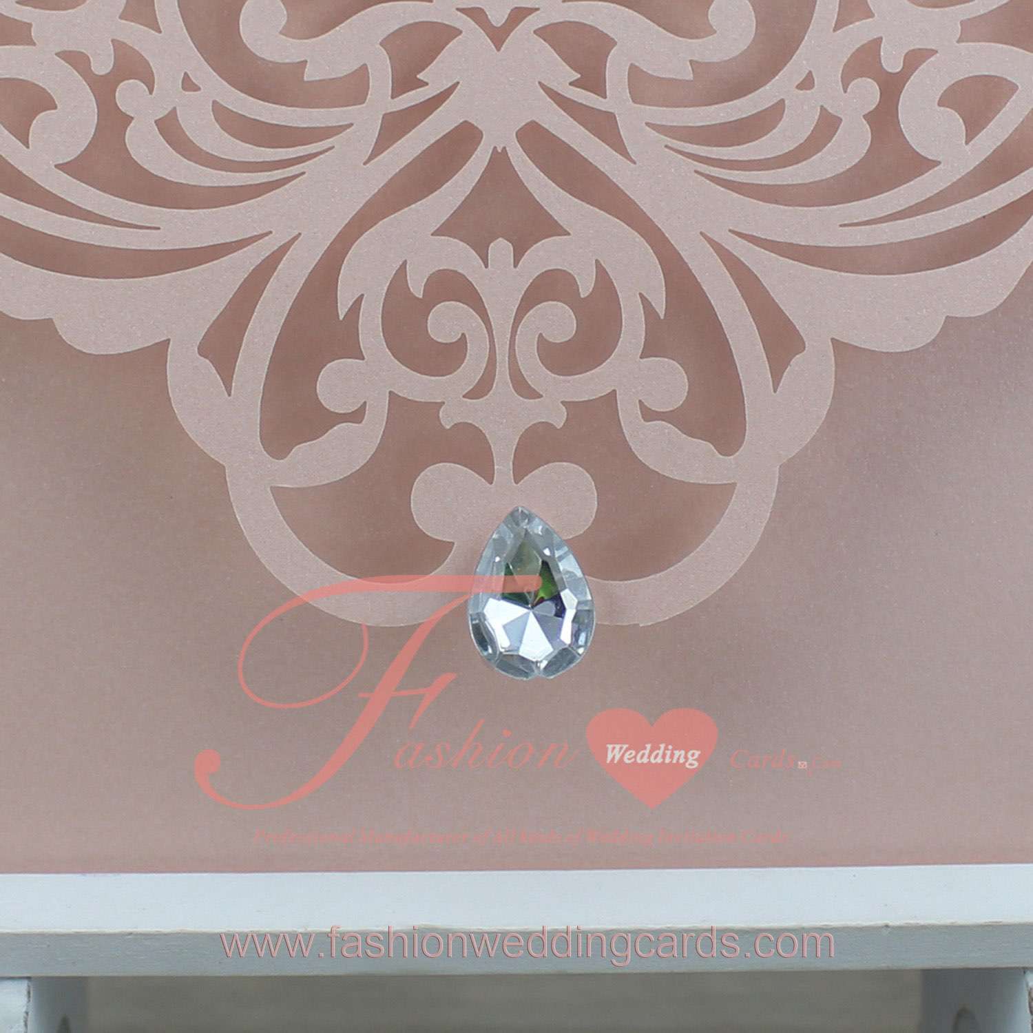 Laser Cut Wedding Invitation Cards Design for Marriage